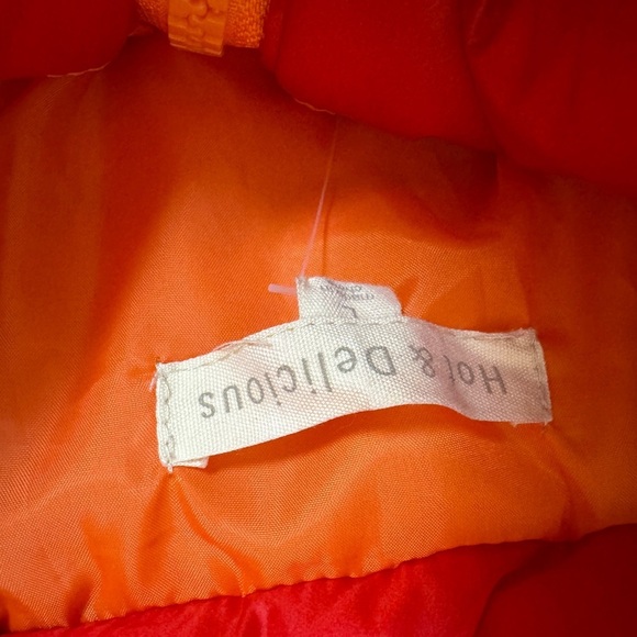 Hot & Delicious Fiery Orange and Red Jacket Size Large - Picture 3 of 17